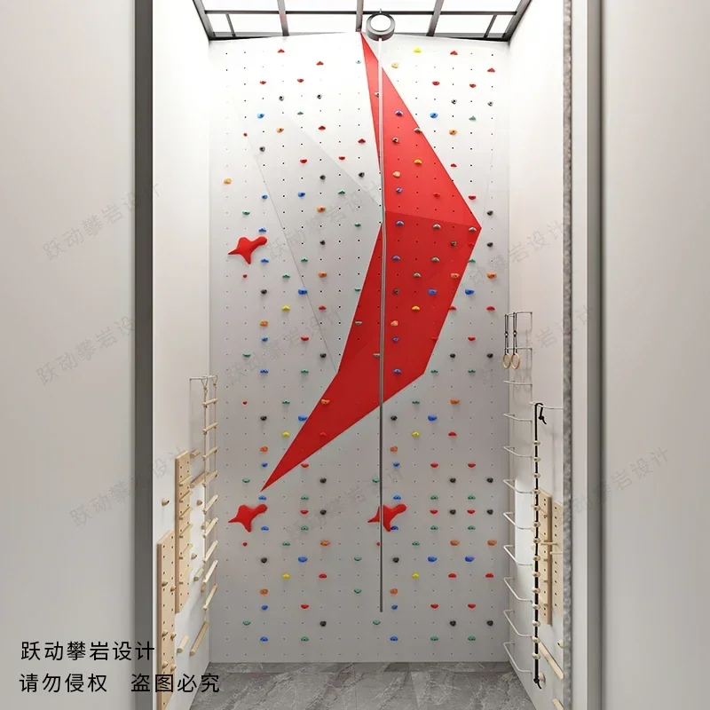 custom-made family climbing board kindergarten climbing wall