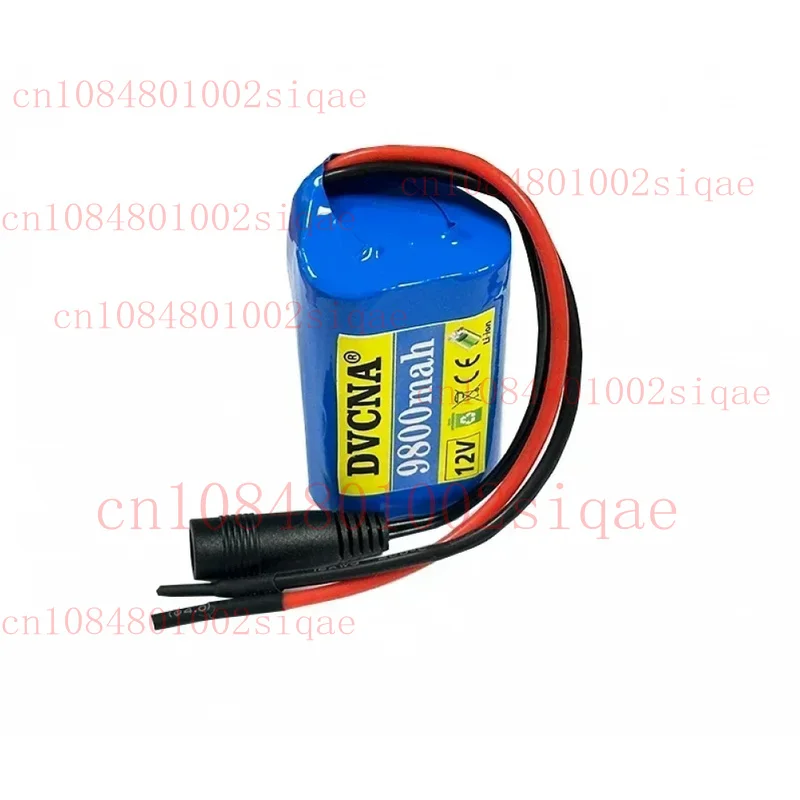 

12V 3S1P 12.6V 9800mAh Li-lon battery pack for backup power supply CCTV cameras WYORESY