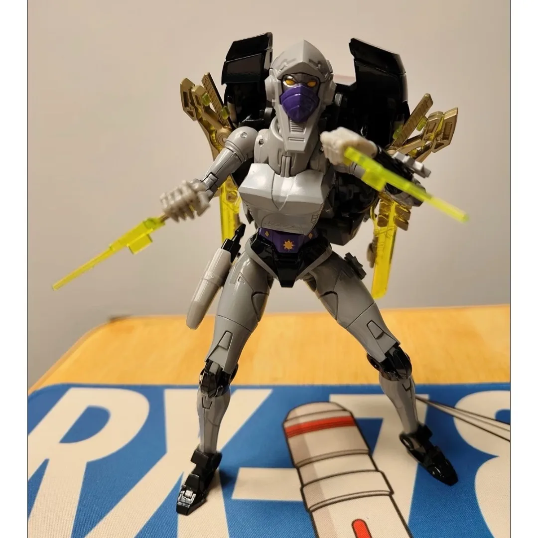 Transformation Toys RT-02 Nightbird Arcee 14cm Ornament Female Ninja Night Rose KO MP55 Ratio Autobot Action Figure Collection view 3