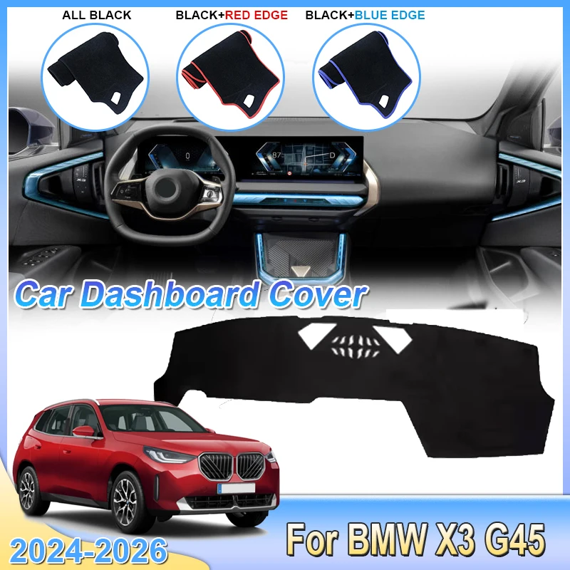 

Mat Sun Shade For BMW X3 G45 2025 2024 2026 Car Dashboard Cover Dashboard Rug Cover Protective Avoid Light Carpet Accessories