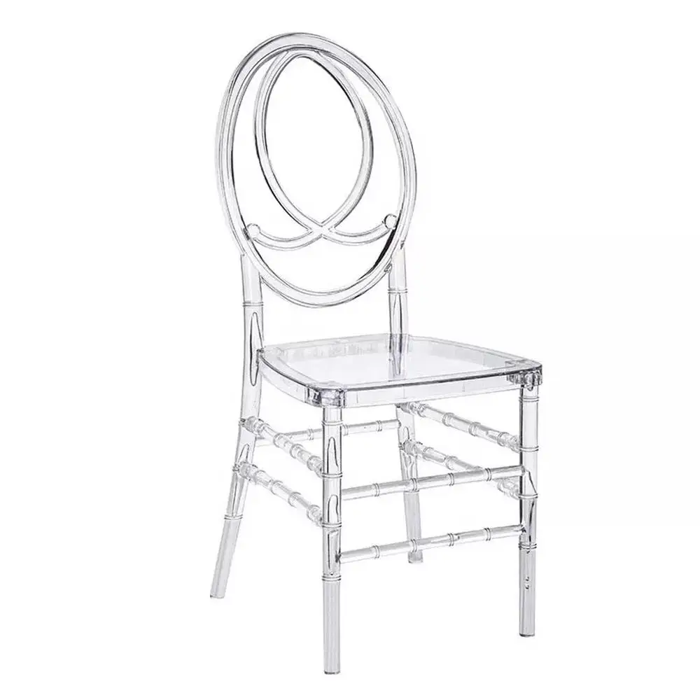 Wholesale Crystal Transparent Hotel Banquet Wedding Transparent Phoenix Activity Chair