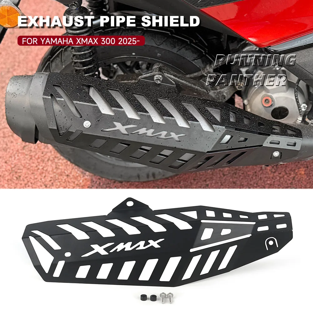 

Новый выхлопной капот мотоцикла, крышка выхлопной трубы, защита от ожогов, изоляционная крышка для XMAX 300 X-MAX 300 XMAX 300 2025-