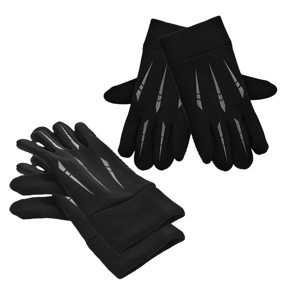 

for Motorcycle Riding Touch Screen Warm 2 Pcs Full Finger Windproof Insulated Motorcycle Gloves Women Men