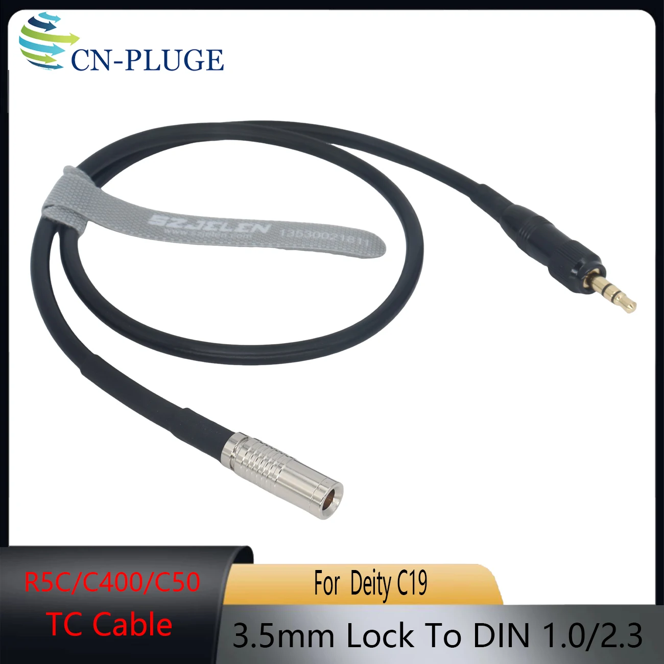 For Canon R5C, C400, C50 Cameras Deity C19 Time Code Line 3.5mm Lock To Din1.0/2.3, Deity TC-1 Time Code Box Time Synchronizer