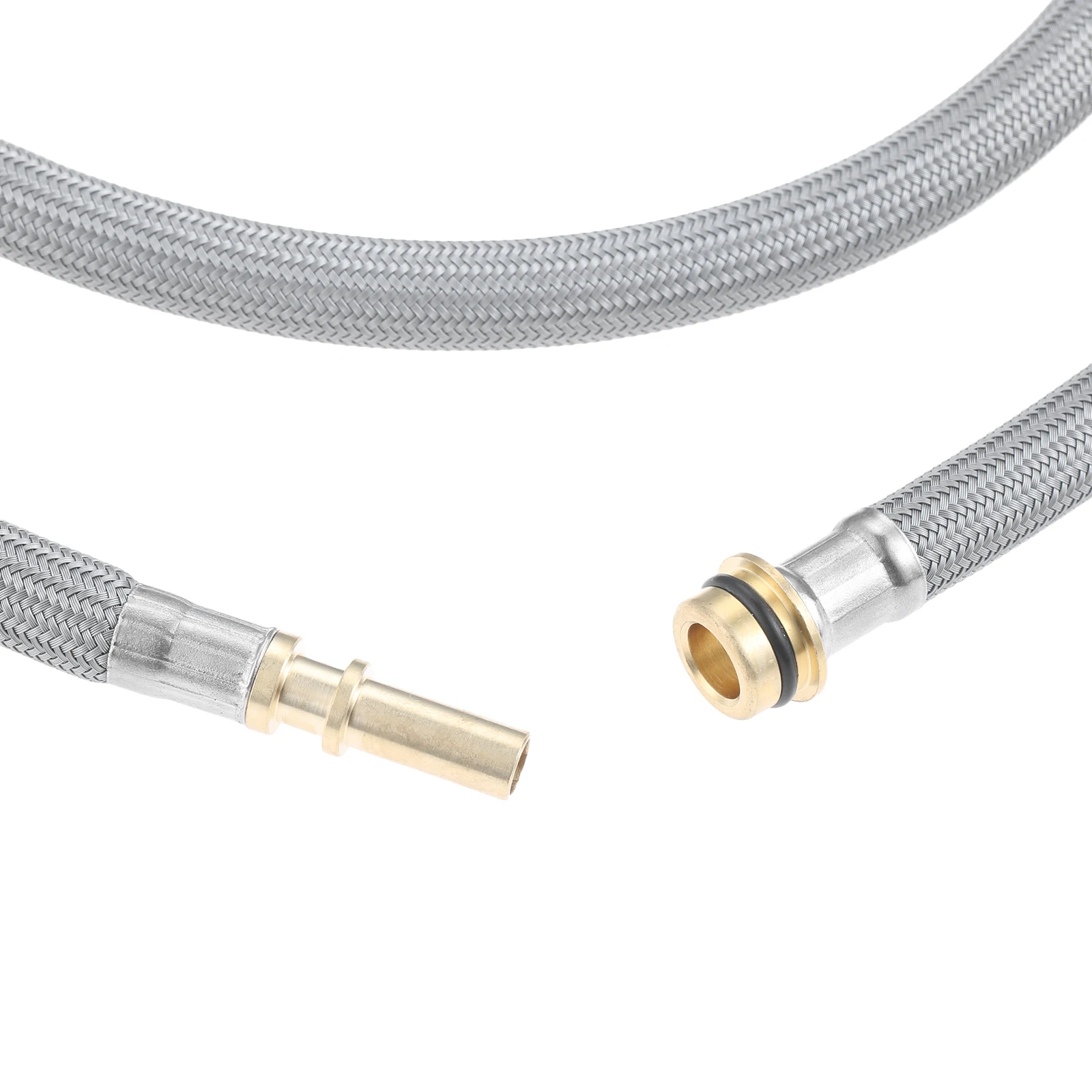 Kitchen Pull Out Faucet Hose 56.6Inch Replace 88624000 95507000 95506000 for Hansgrohe Pull Down Spray Brass Connect Anti-leak