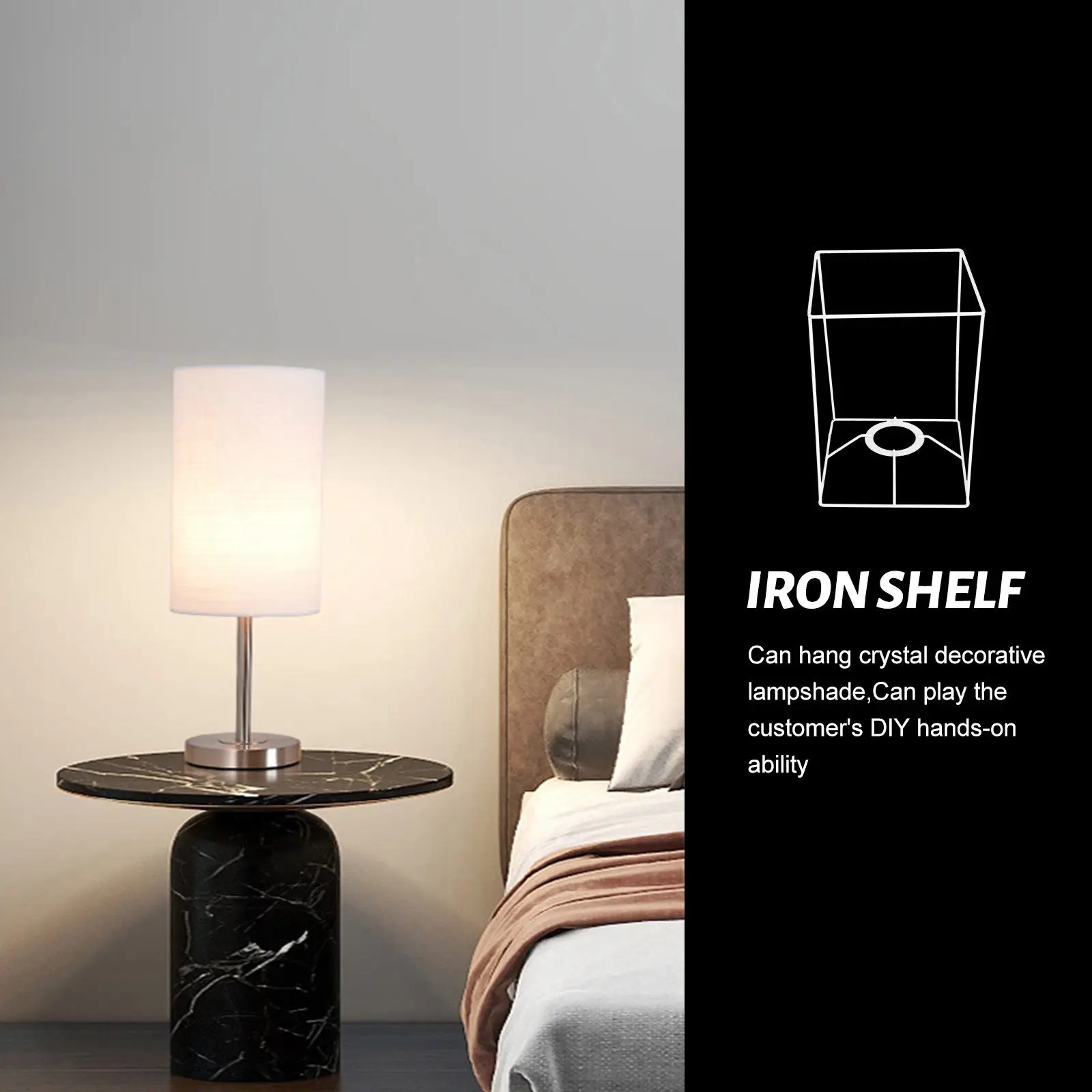 

Каркас для абажура DIY: прочный железный кронштейн для настольных, потолочных светильников и аксессуаров для изготовления абажуров