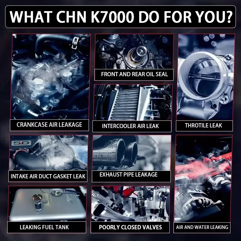 Auto repair smoke leak Pipeline Engine intake and exhaust leak Automotive air leak diagnostic instrument