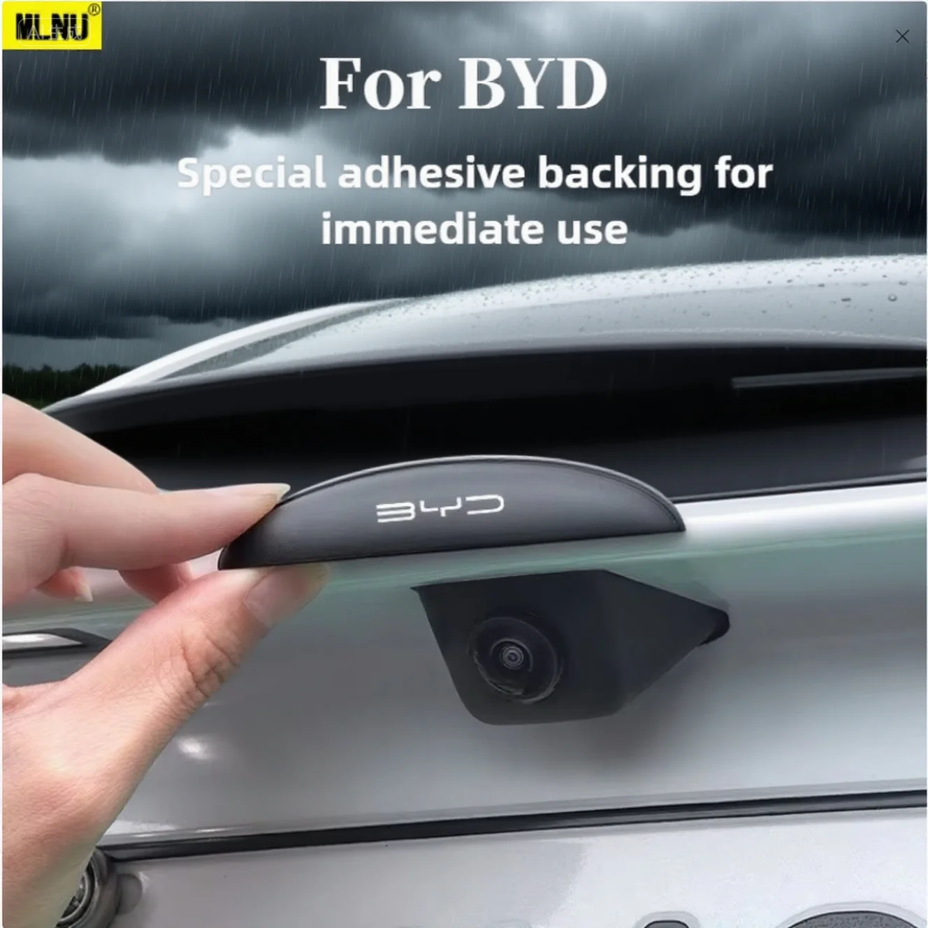 

For BYD ATTO 3 Accessories 2025/2024 Rear Camera Rain Cover Premium ABS, Scratch-Resistant Sunproof Orced Adhesion 2022-2023