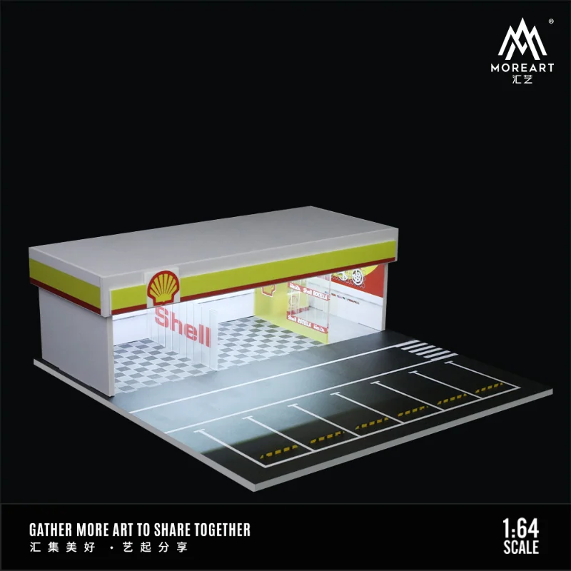 Moreart 1:64 Shell dimodifikasi toko pencahayaan versi suasana