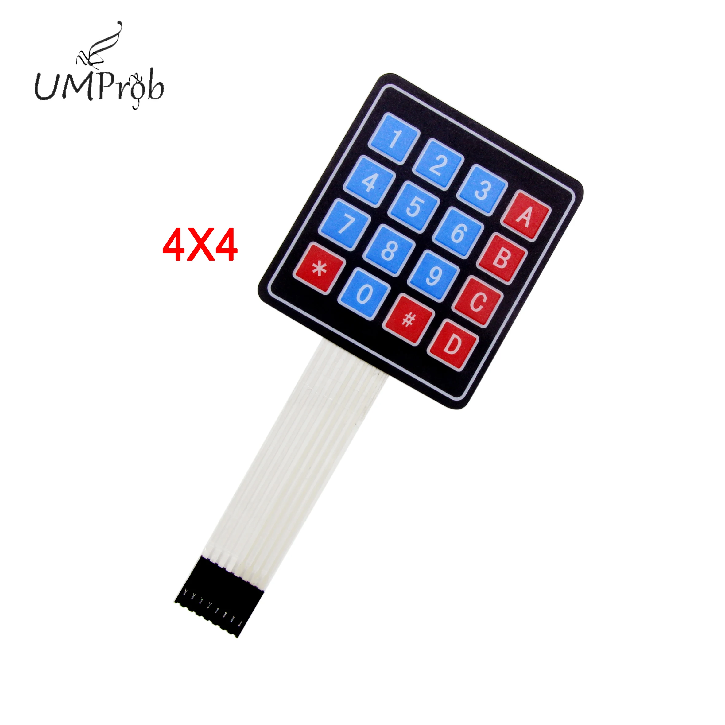 16 Key Membrane Switch Keypad 4X4 3X4 Matrix Keyboard for arduino Diy Kit