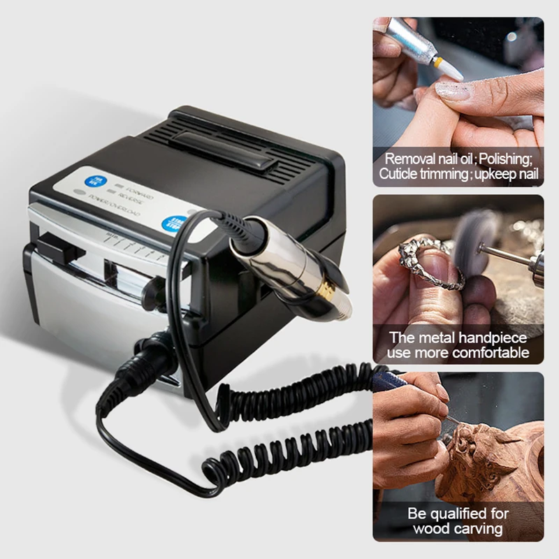 2086 AT-ND-182 Eroe anti-giapponese, migliore del Giappone, trapano per unghie in metallo G5 da 65 W 28000 giri/min