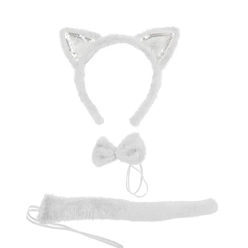 N80C diadema con orejas gato, disfraz gatos, disfraces Cosplay para mujeres, conjunto disfraz gatos, disfraz