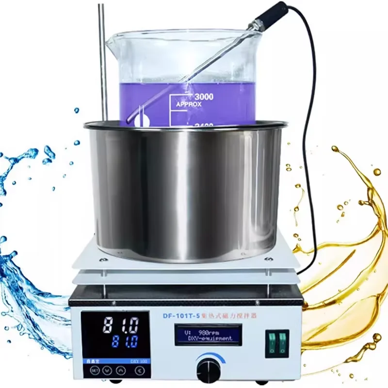 Laboratory heat collecting magnetic stirrer