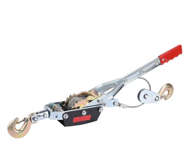 Dual Gear Power Puller, Hand Cable Puller Come Along Winch with 3 Hooks, 5 Ton (11,000 lb) Capacity