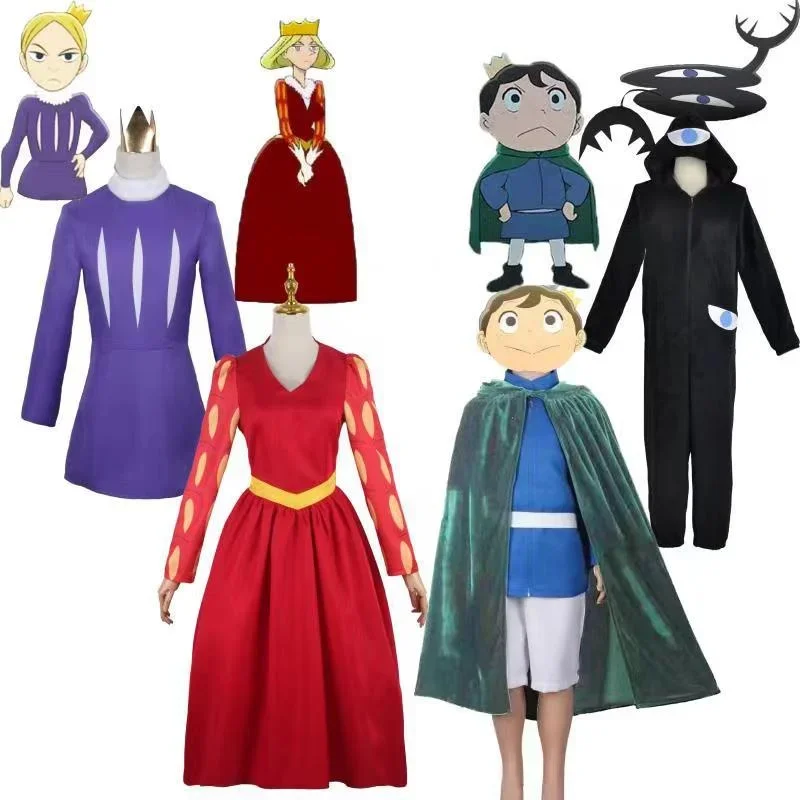 

Kings Rank Anime Cos Clothing Poge The Second Prince Dada Queen COS Kak COSPLAY Women Men Adult Kids Game Clothing Suit Sets