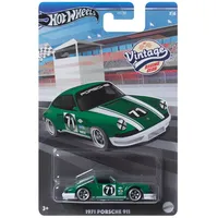 Original Hot Wheels Car Vintage Racing Club 1971 Porsche 911 Boys Toys 1/64 Diecast Vehicle Alloy Model Collection Birthday Gift