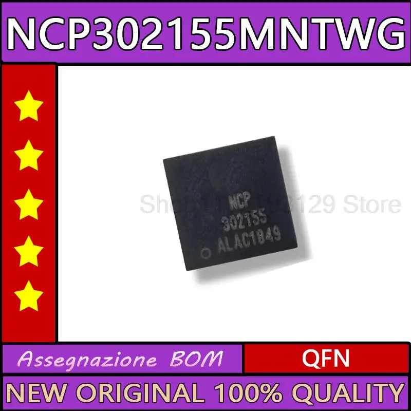 

5PCS NCP302155MNTWG NCP302155 QFN New original ic chip