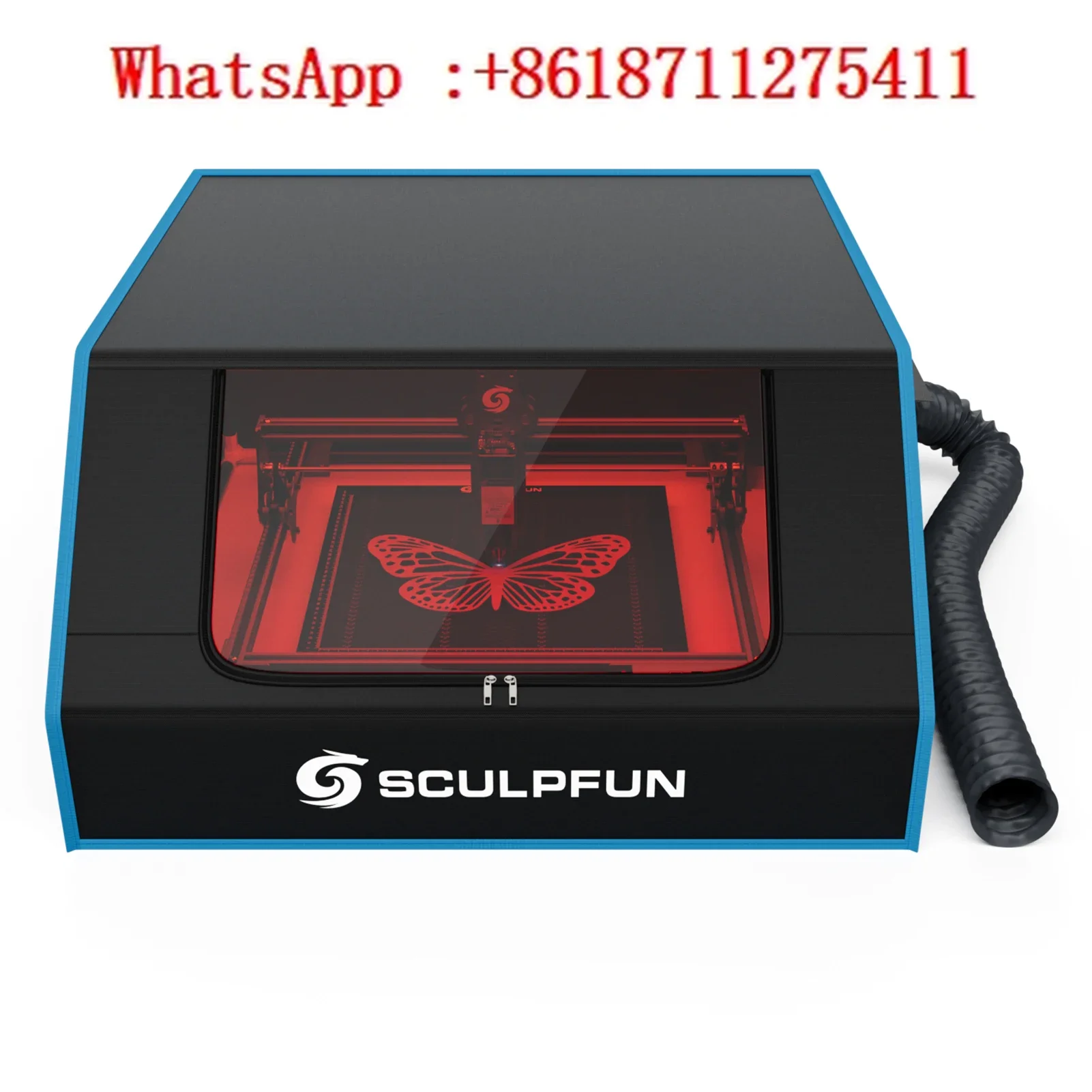 SCULPFUN B1 Laser Engraver Enclosure Smokeproof Fireproof Protective Cover with Powerful Suction Fan For S9 S10 S30 Series