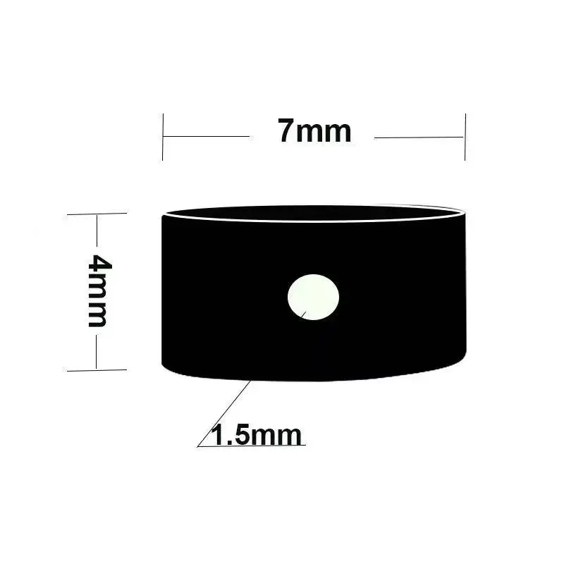 100-500PCS Schwarz Runde Acryl Buchstaben Perlen A-Z Alphabet Lose Perlen Für Schmuck Machen DIY Halskette Armband handgemachte Handwerk – Detail 2