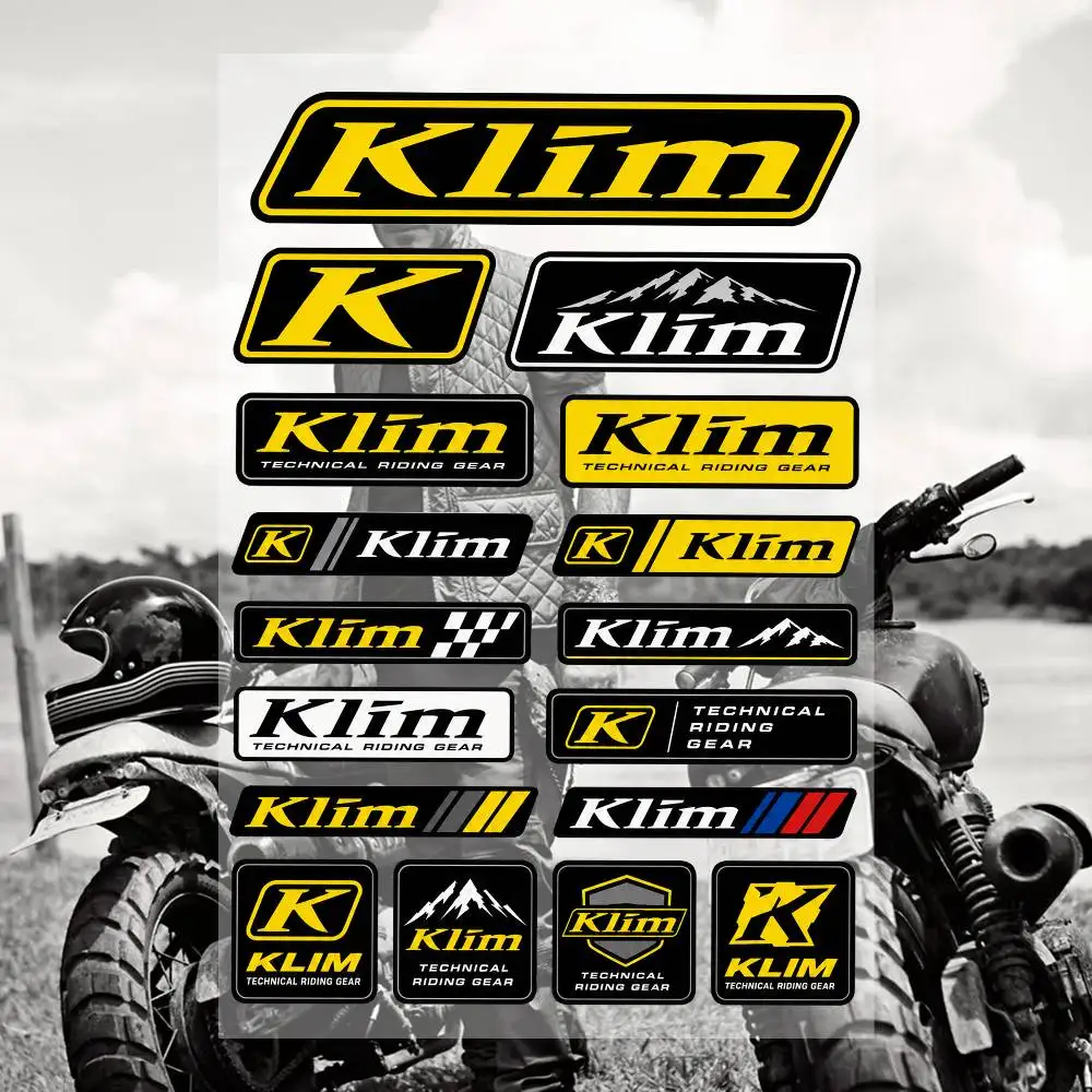 K-L-I-M- Ästhetische Graffiti-Aufkleber, wasserdichte PVC-Aufkleber für Auto, Motorrad, Skateboard, Helm, Notizbuch