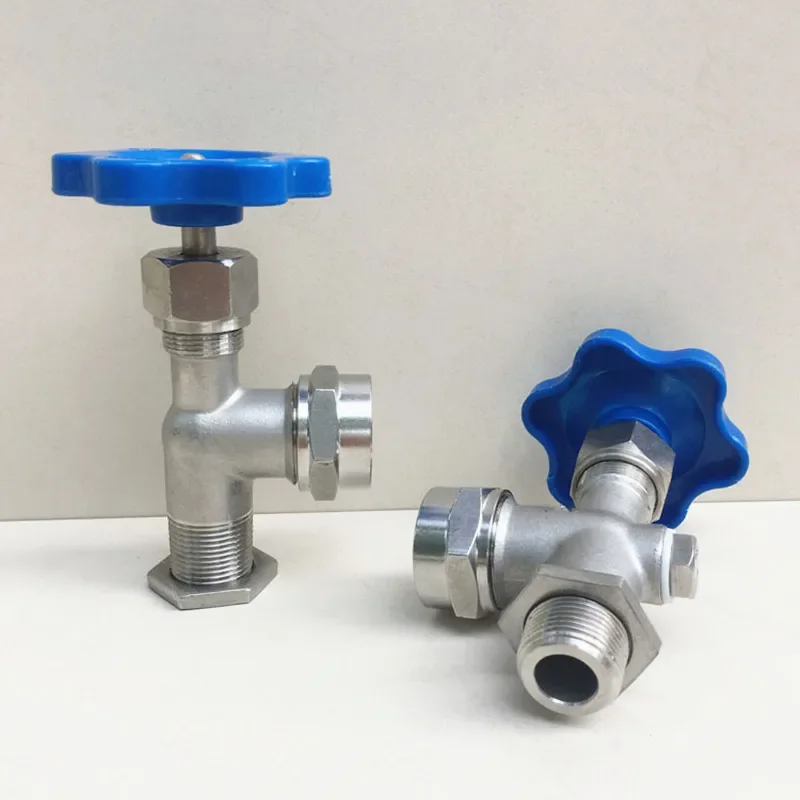 304 JX29W Threaded Cork Quick Install Liquid Level Gauge, Water Level Gauge Valve, Needle Globe Valve, 46 Minutes DN15