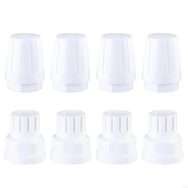 4Pcs Floor Heating Water Distributor Handwheel Switches Radiator Valves Caps Replacement Valves Cover Easy to Install