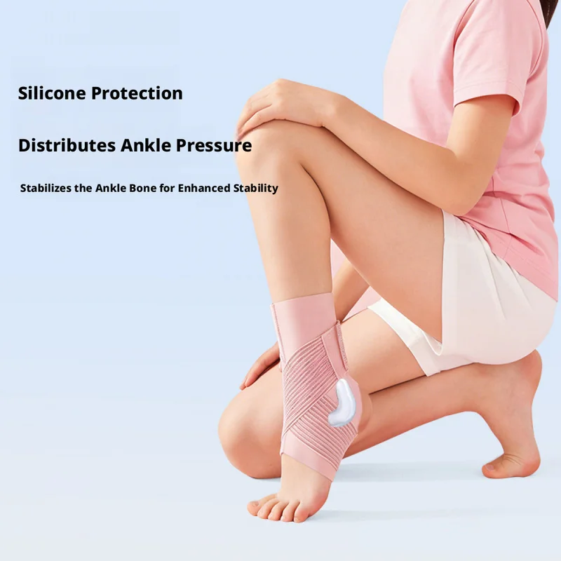 Kids ankle protector, prevents sprains for children, students, sports, running, and jump rope, lightweight ankle brace