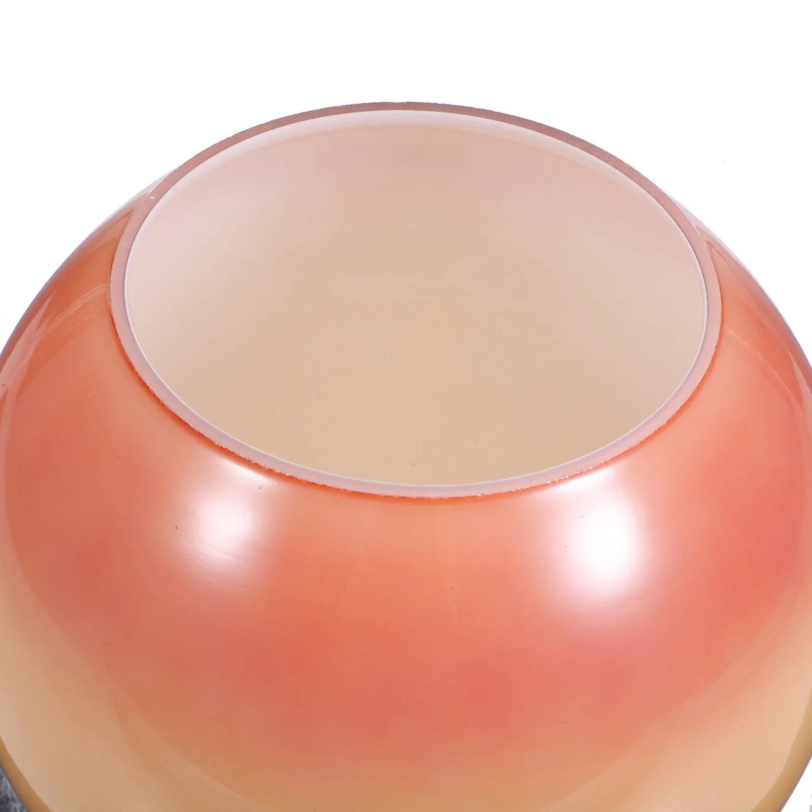 Glass Globe Lampshade Dual Hole Pink Sphere Replacement Soft Light Cover for Pendant Table Desk Ceiling Lamp Shade 5.9 Diameter