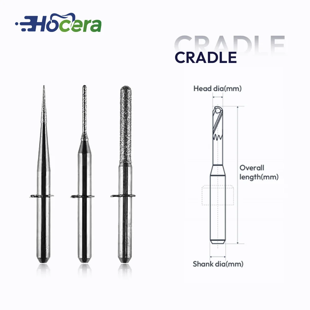 

Cradle C41 B42 Стоматологические фрезерные боры D6-50/2,5/1,0/0,6 мм Сверло с покрытием для дисиликатного металла, лабораторные шлифовальные инструменты CAD/CAM