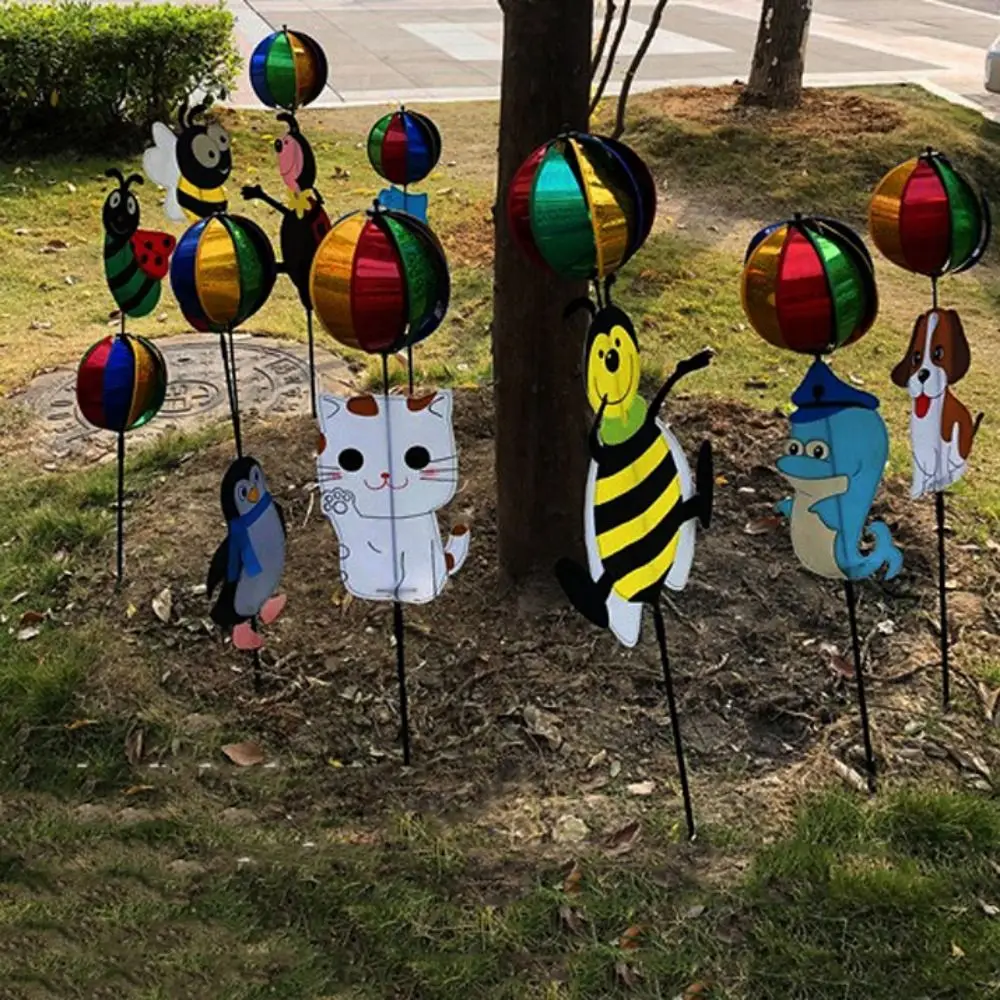 Alta qualità Multistyles Dolphin Performance Top Ball PVC Wind Spinner Regali Colorati Mulino a vento Giocattoli 80 cm Girandola Mulino a vento