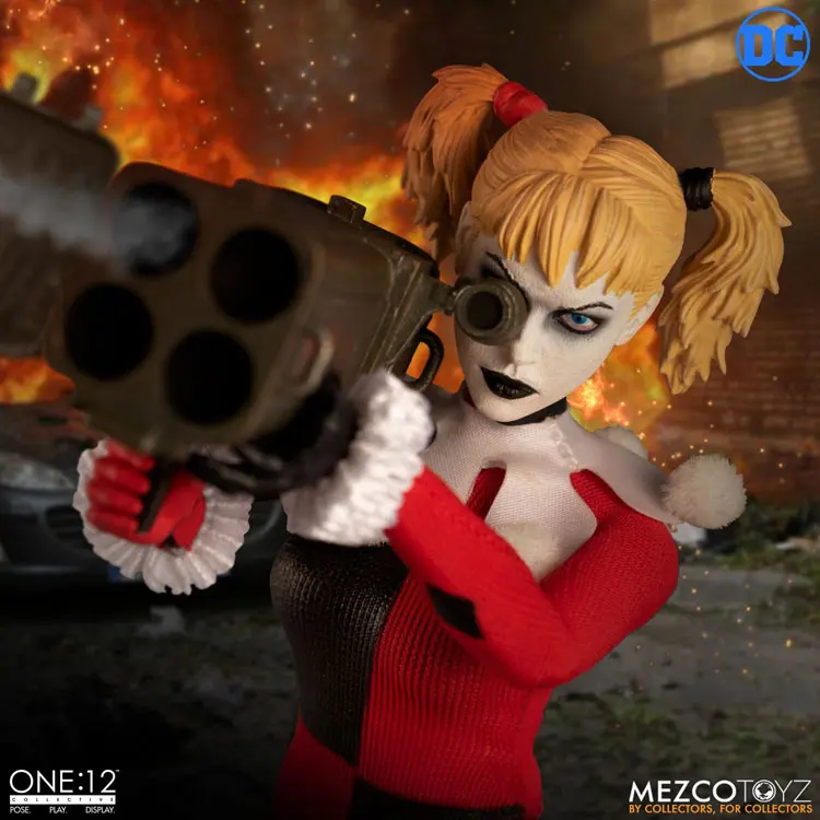 

Original Mezco ONE:12 Batman Arkham Harley Quinn Animated Action Series Figure Model Toy Children's Gift Series