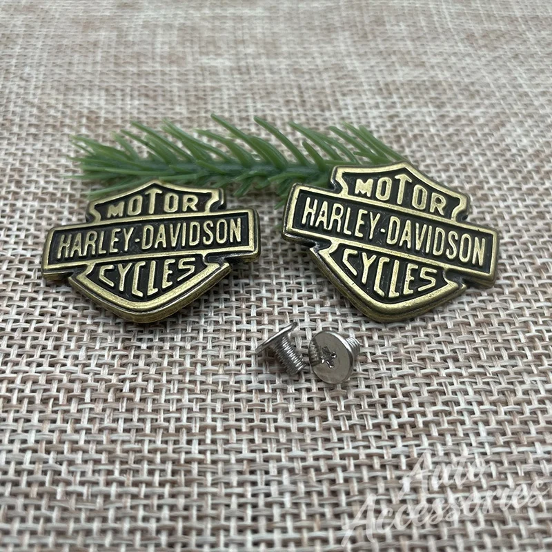 For Harley Davidson PA 1250S Motorcycle Badge Decoration Buckle DIY Refit Backpack Clothing Waistband Retro Fixing Screw Buckle view 3