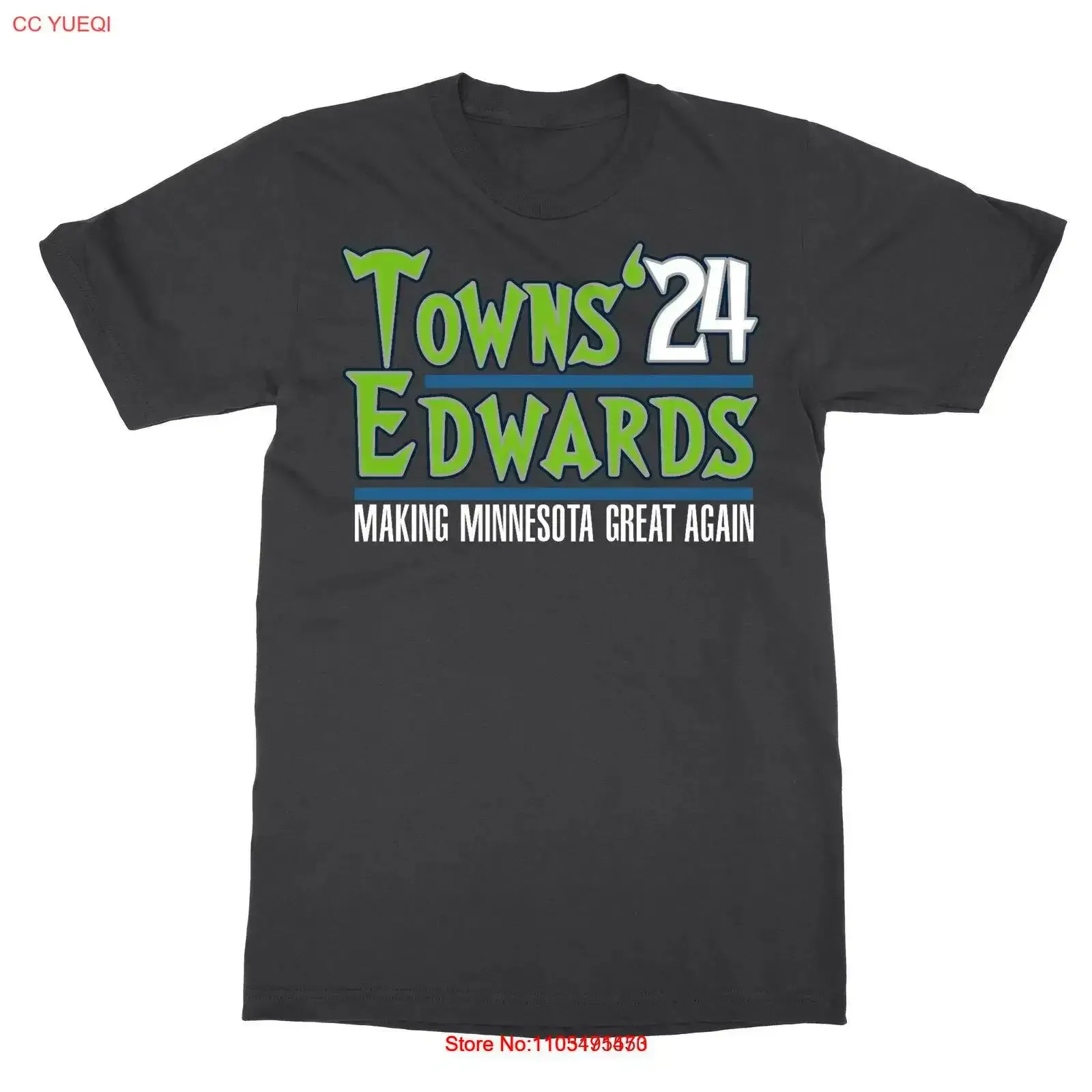 Towns Edwards 2024 Minnesota Basketball Tribute T Shirt vintage Washed Breathable Soft Stretched fashion designer clothes