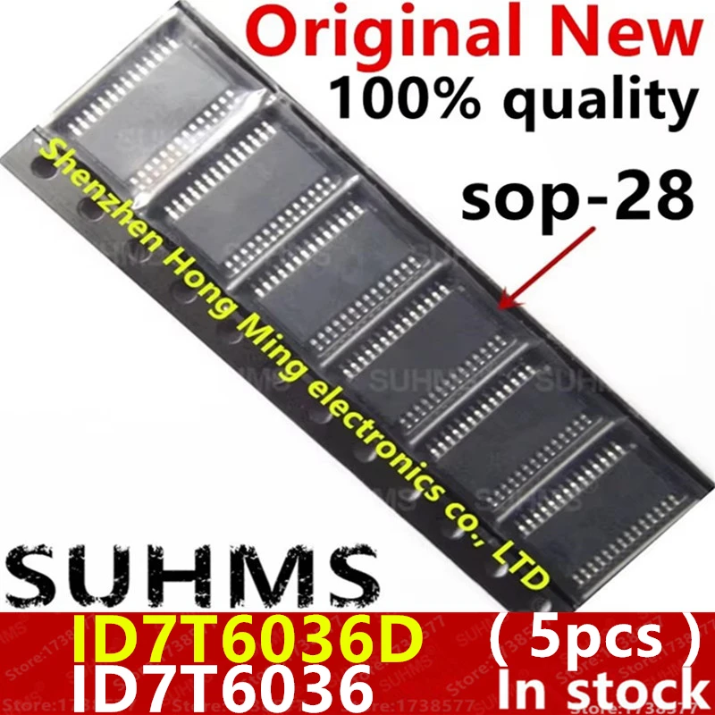 (5piece)100% New ID7T6036 ID7T6036D ID7T6036SAC ID7T6036DSAC ID7T6036SAC-R1 ID7T6036DSAC-R1 sop-28