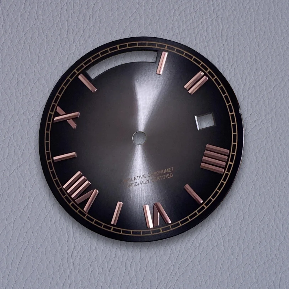 31mm S Logo Dial Day And Date Roman dial Sunray Dial Suitable For 8285 Movement High Quality Watch Modification Accessories