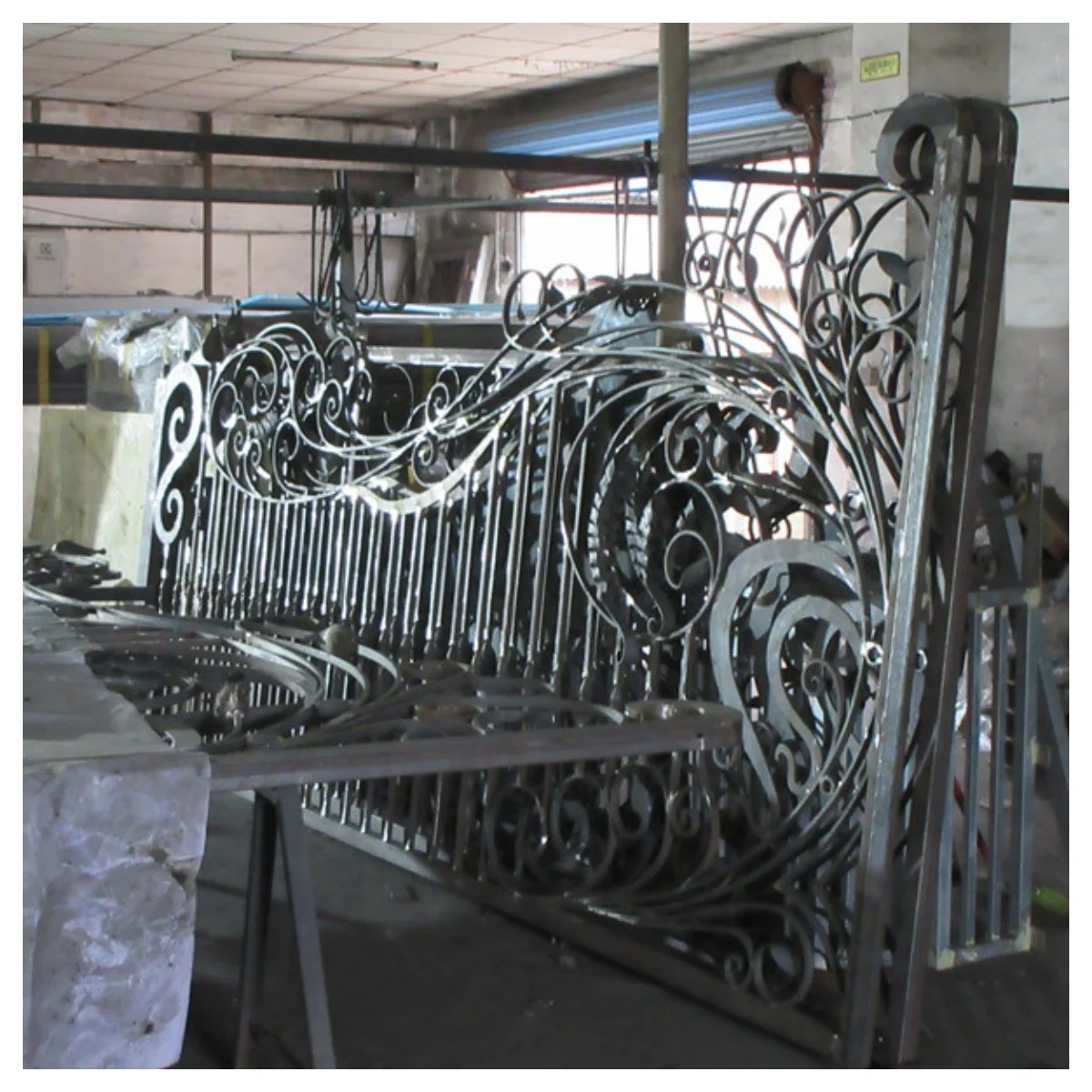 Wrought Iron Driveway Gates for Farm Houses