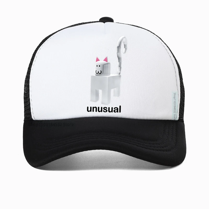 

unusual cat Cartoon print Baseball Cap Adjustable Peaked Hats outdoor casual sun hat fashion adjustable mesh snapback hat