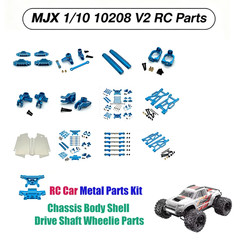 

Оригинальная запчасть для радиоуправляемой модели 1/10 MJX Hyper Go 10208 V2: амортизатор, колесо, шасси, кузов, приводной вал, подвеска, шины для вилли-страйк.