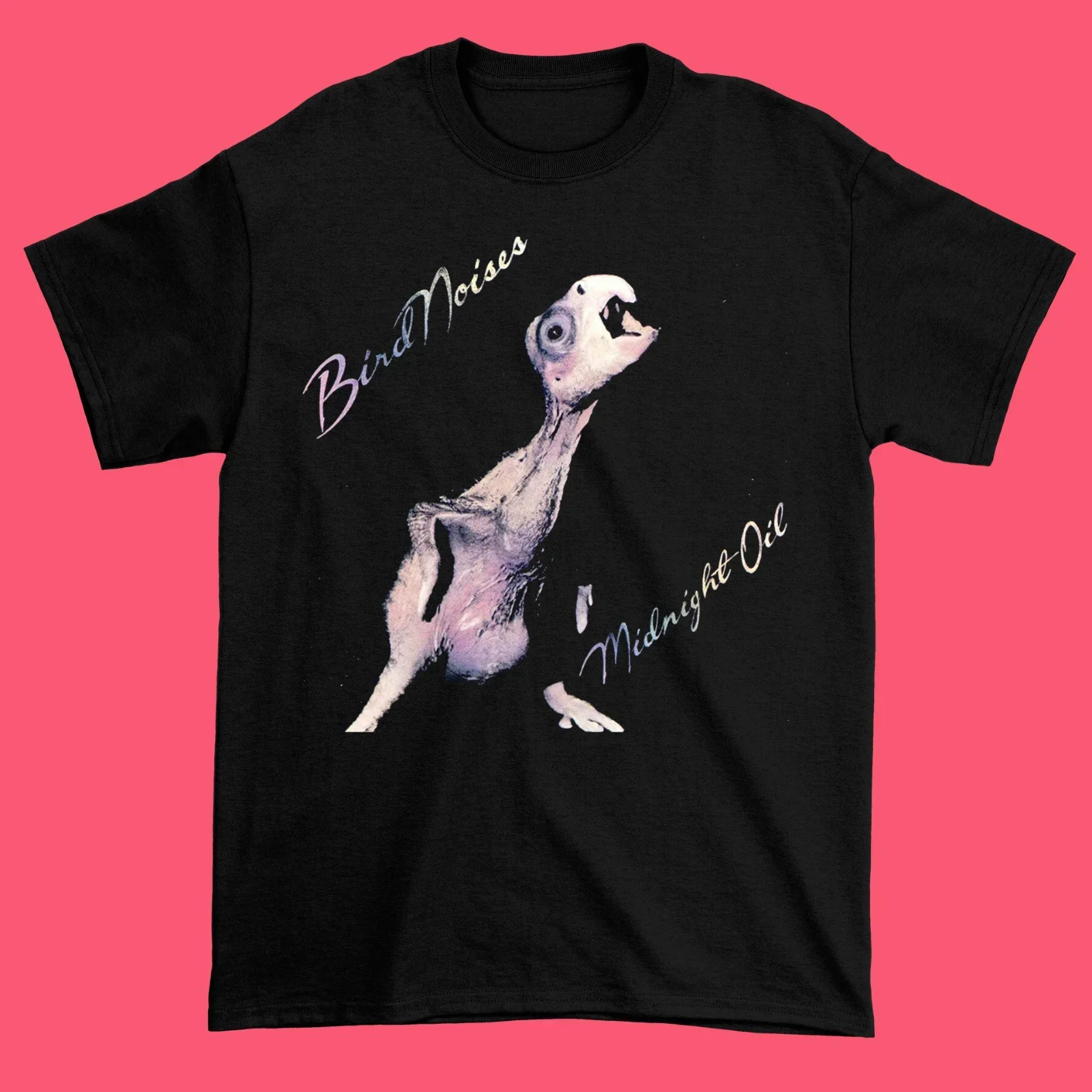 

New Midnight Oil Band Bird Noises Cotton Black All Size Men Women Shirt 1A1274