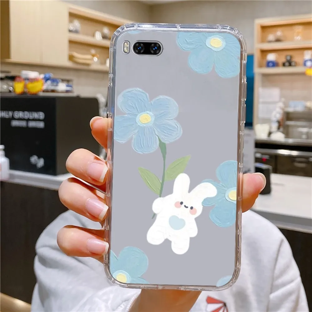 Daisy Flowers Phone Case For Huawei Mate P10 P20 P30 P40 P50 Smart Z Honor 50 60 70 Pro Lite Transparent Case