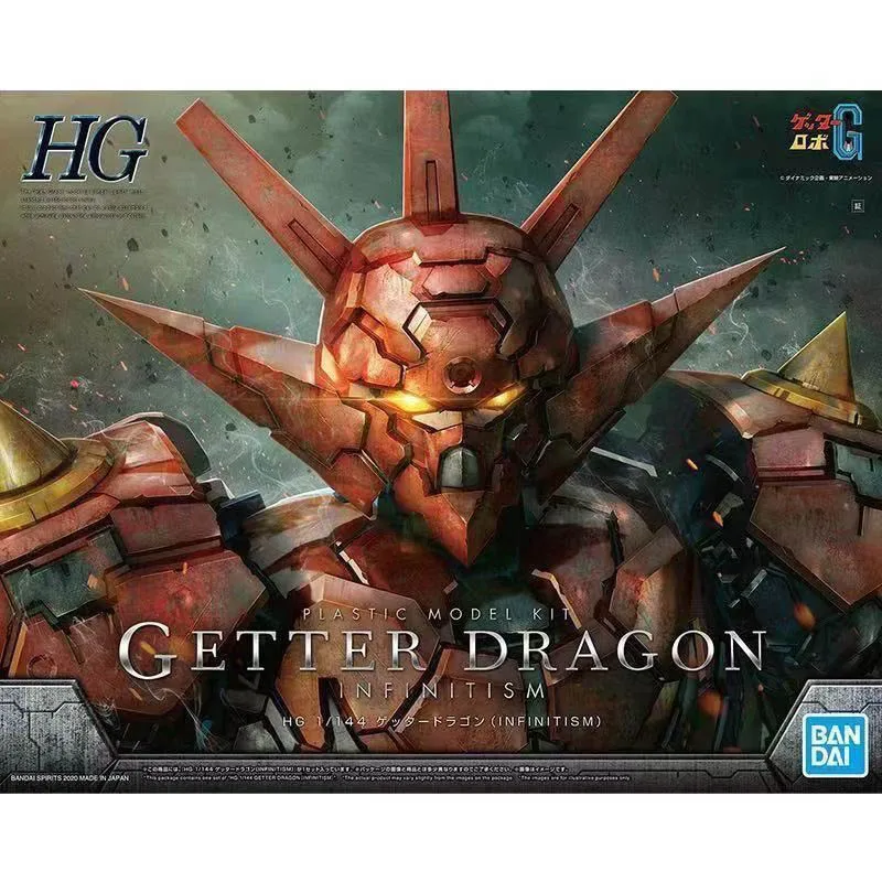 Bandai HG 1/144 GETTER DRAGON Gundam Getter Dragon Anime Model Zabawka Mobile Suit Robot Model Chłopiec Prezent Oryginalne Opakowanie