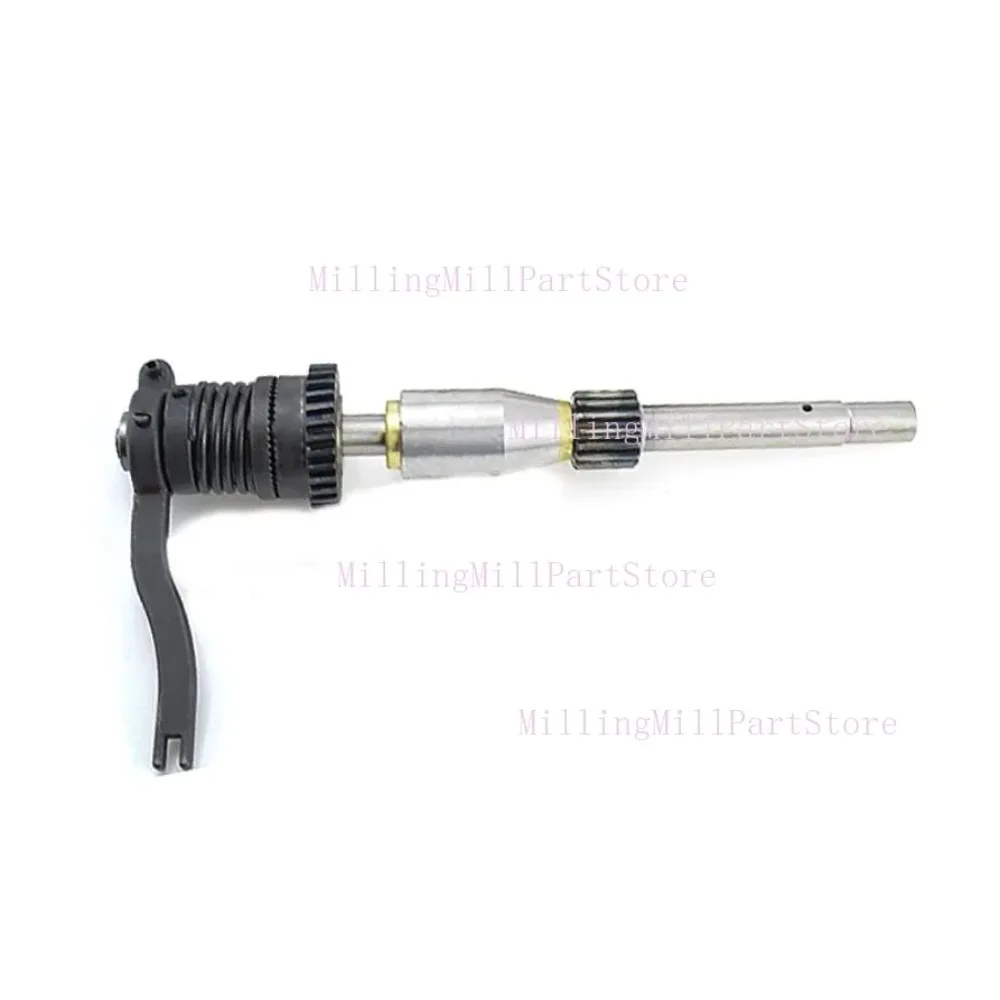 1pc B166 Feed Gear Shaft Automatic Feed Clutch Gear Spindle 3 # 4 Turret Milling Machine Accessories