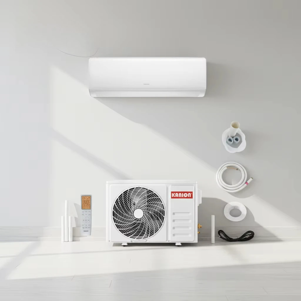 Kanion 9000-36000BTU Wall Split Air Conditioners 50/60hz Inverter Heating and Cooling Household Mini Split AC Units