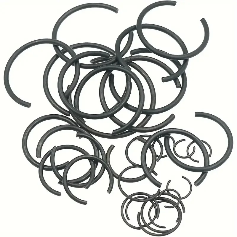 C-type ear less retaining rings Suitable for 300pcs boxed bearings, flat steel wire retaining rings, clamp springs