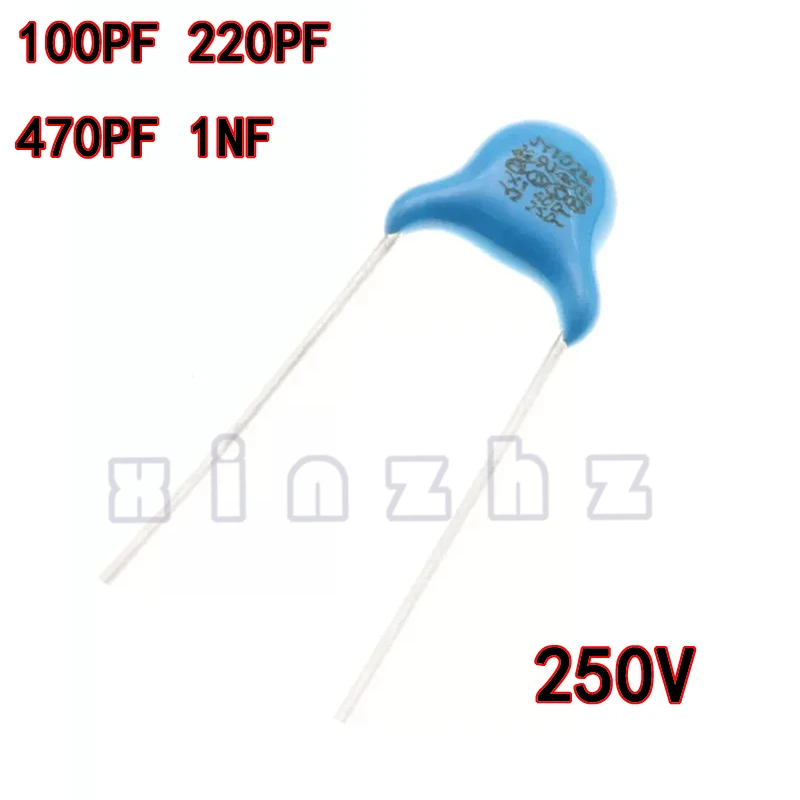 20PCS 250V Safety Capacitor X1Y2 Capacitor 100PF 220PF 470PF 1NF 101 221 471K 102M