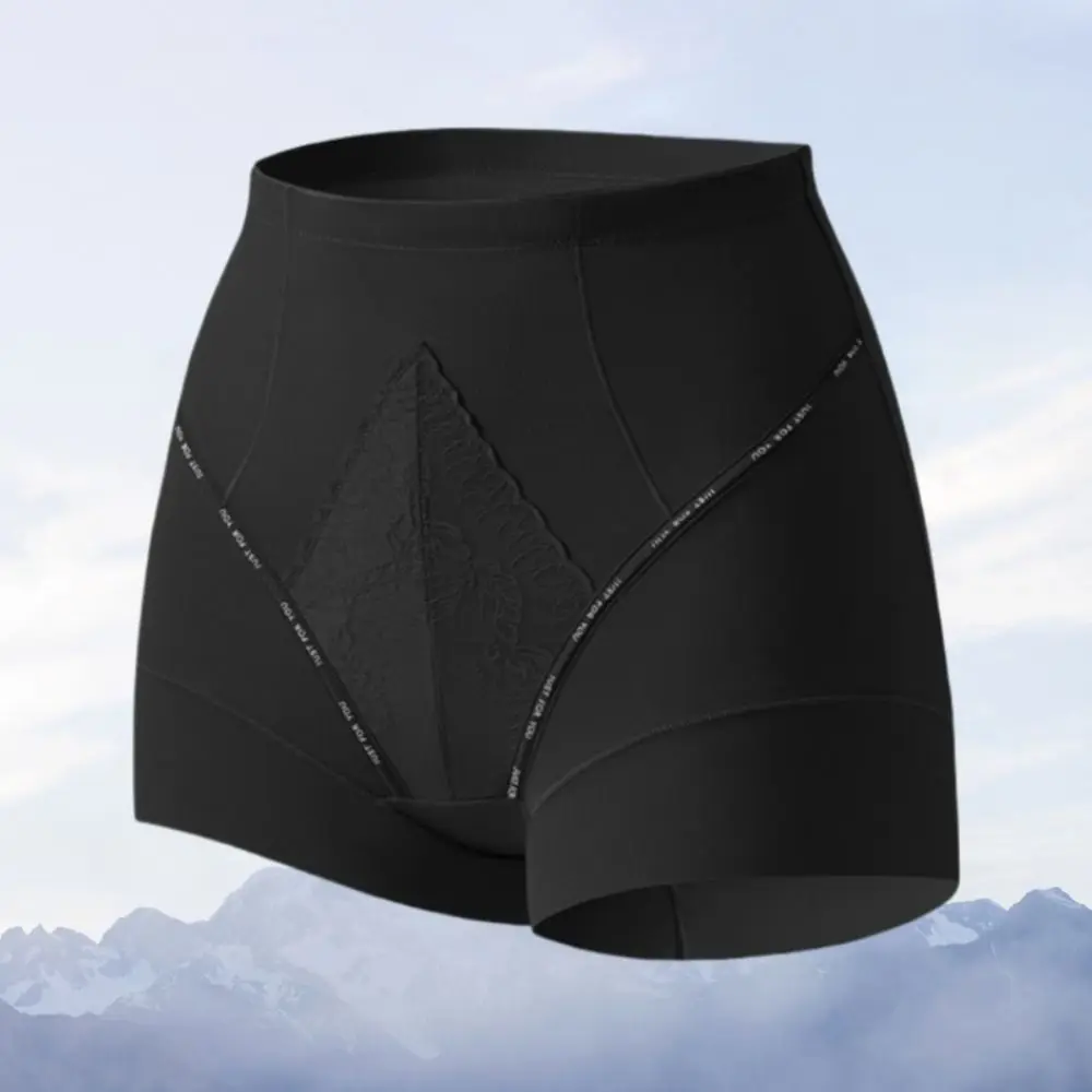 

Lace Shapewear Panties Women High Waist Mulberry Silk Crotch Postpartum Body Shapers Traceless Tummy Control Underwear