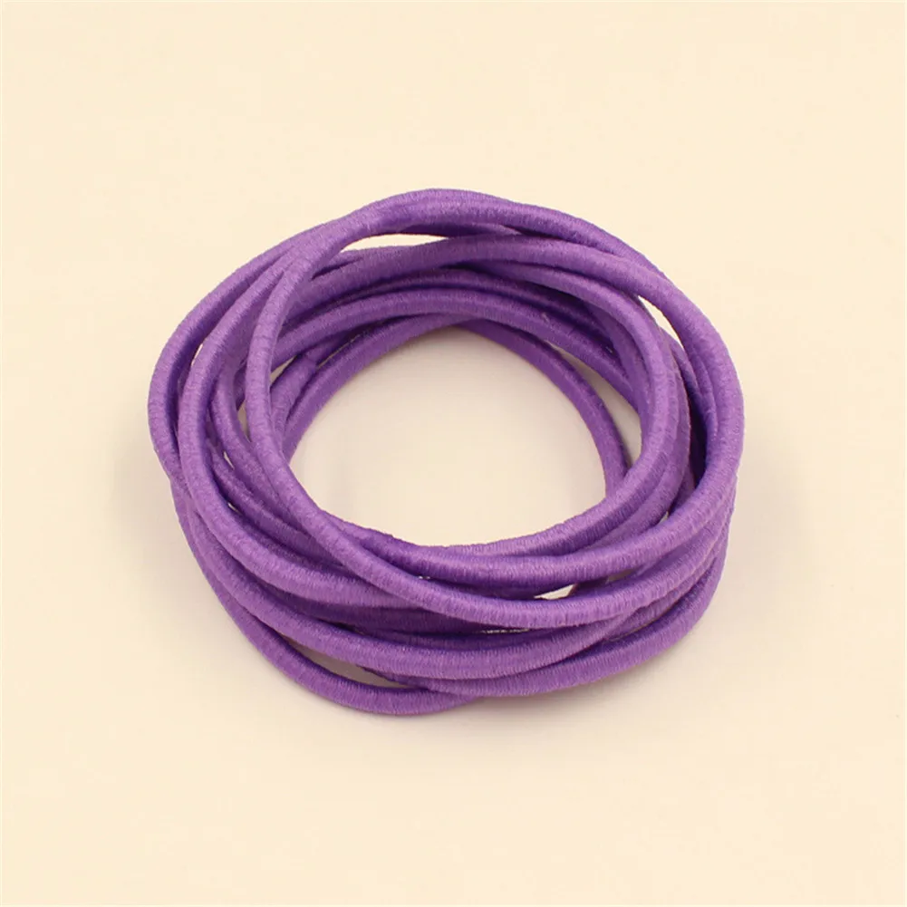 Chouchous élastiques pour filles, élastiques pour queue de cheval, élastiques fins pour cheveux, accessoires pour cheveux, 10 pièces