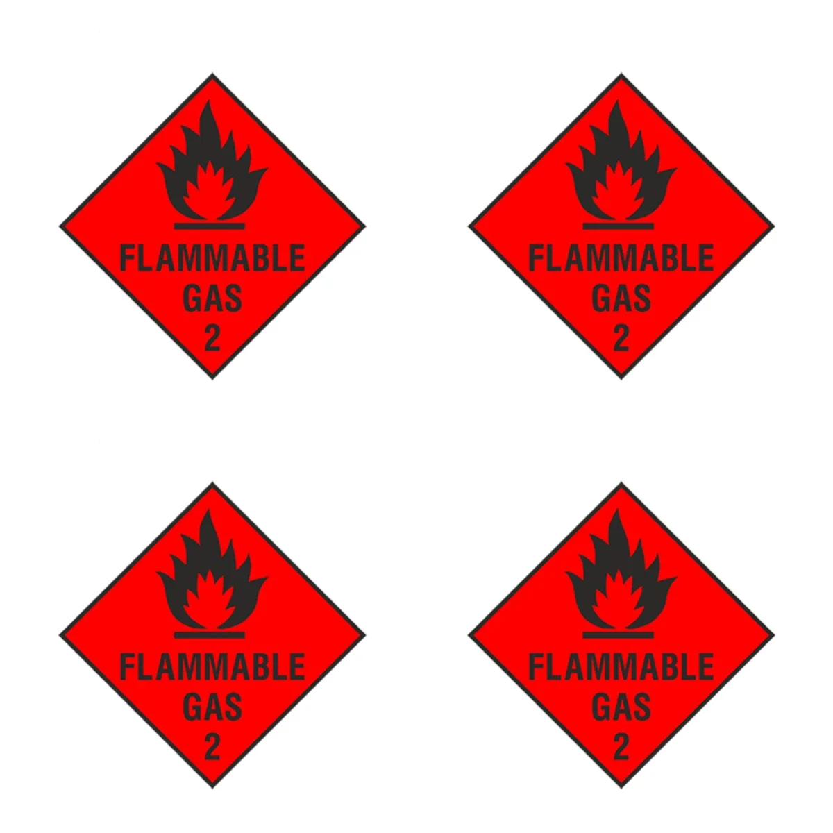 13cm X 13cm Funny Fashion Car Stickers FLAMMABLE GAS 2 Sign Decals Car Window Motorcycle Warning Sign Vinyl KK PVC