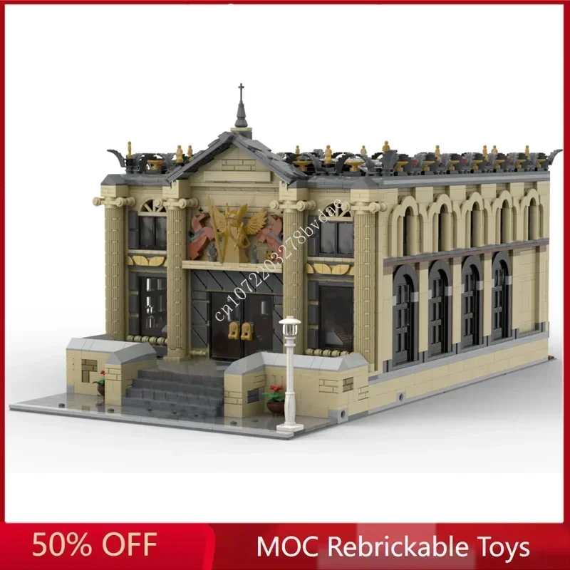 

4487PCS MOC Concert Hall Model Building Blocks Technology Brick Creative Model Building Blocks Architecture Education Assembly