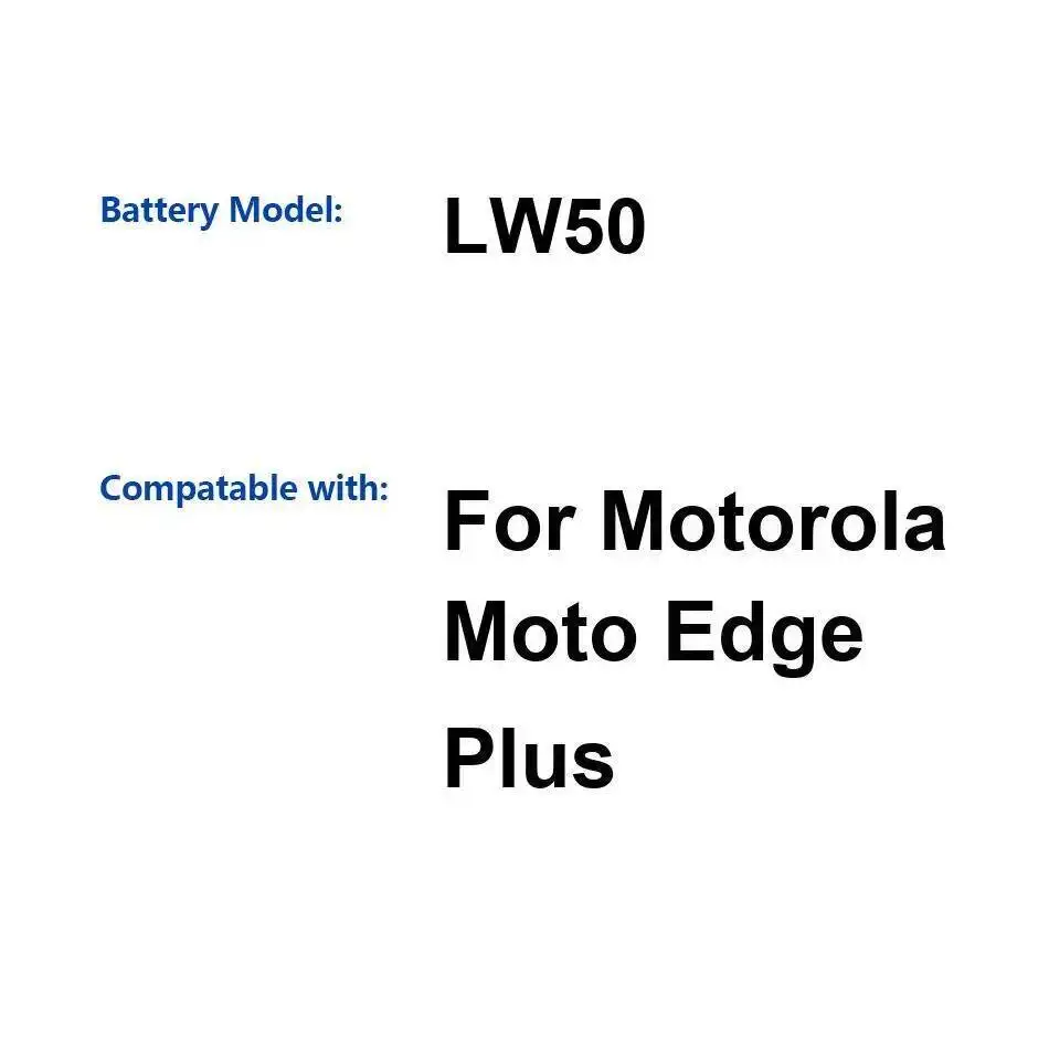 

5000 мАч для Motorola Moto Edge Plus аккумулятор мобильного телефона LW50 хорошая низкотемпературная производительность